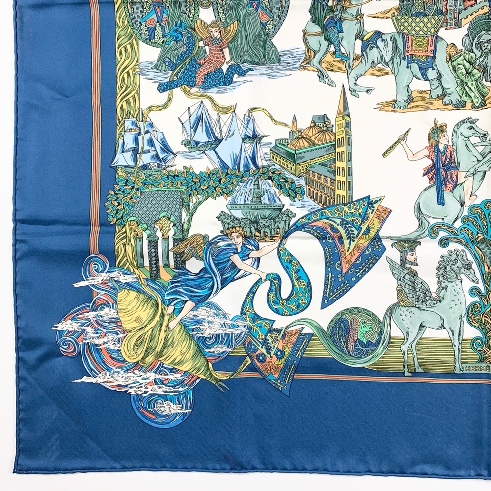 Hermès “Au FIL de la SOIE” Scarf - Picture 7 of 10